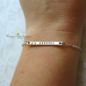 Medical ID Bracelet, Medical Alert Bracelet, Med ID Bracelet, Hand Stamped ID Bracelet, Diabetes Bracelet, Medical Bracelet, Medical Alert image 2