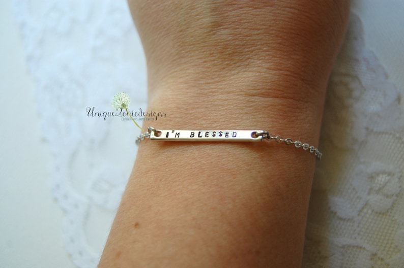 Medical ID Bracelet, Medical Alert Bracelet, Med ID Bracelet, Hand Stamped ID Bracelet, Diabetes Bracelet, Medical Bracelet, Medical Alert image 2