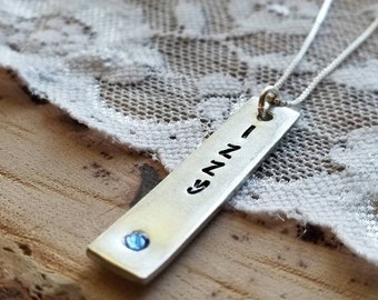 Name Necklace, Birthstone Necklace, Mom Necklace, Mother's Necklace, Kid Name Necklace, Mother's Day Gift, Gifts for Mom, Birthstone Jewelry