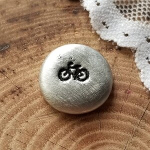 Pewter Blanks, Handstamping Blanks, Handcast Pewter, Pewter Pebble, Worry Stone, Worry Coin, Pocket Pebble, Handmade Pewter Coin, Raw Pewter image 10