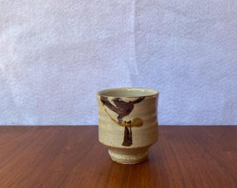 浜田庄司（1894-1978）作 日本の陶器 湯呑み 天目釉 - Etsy 日本