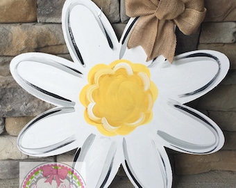 summer door hanger, summer wreath, summer door sign, flower door hanger, watering bin flower, mason jar door hanger