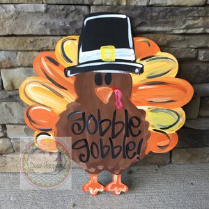 turkey door hanger | thanksgiving wreath | thanksgiving door hanger | turkey wreath | fall door hanger | happy fall y'all | fall decor