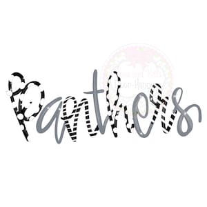 Panther Sublimation Art | school art sublimation| panther clip art| high school sublimation