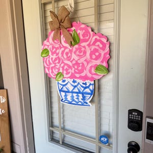Summer door hanger Hydrangea Flower Door Hanger