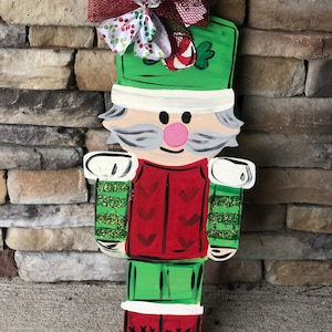 Nutcracker door hanger | Nutcracker decor | santa claus wreath |Christmas door hanger, winter wreath| Christmas door decor