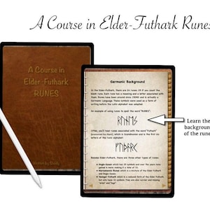 Digital Course | Elder Futhark Runes | book | PDF | teaching | class | download
