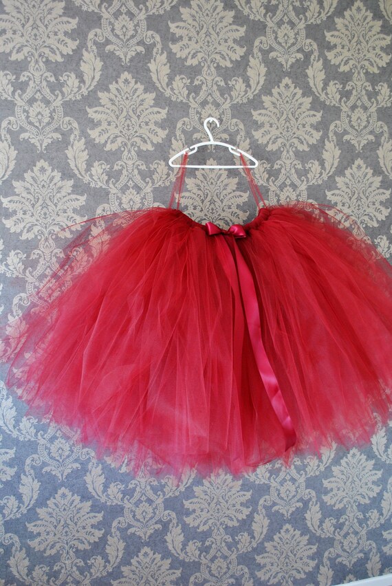 maroon tutu dress