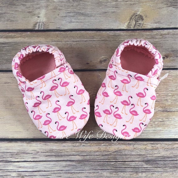 flamingo baby shoes