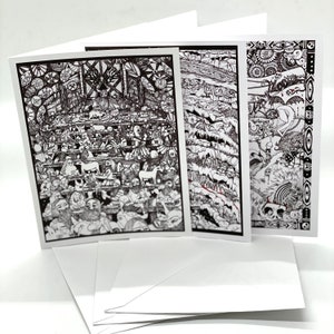 Notecard 3 Pack Multipack- Valhalla, Bardo, Enfer
