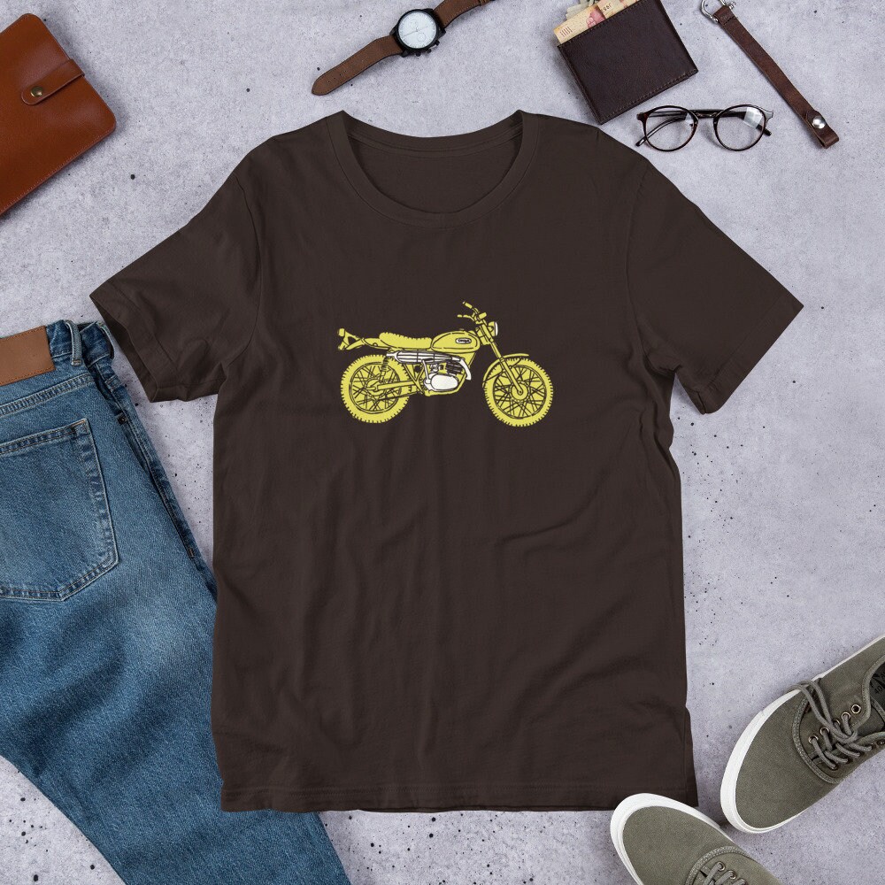 Drawn Yamaha DT1 Vintage Dirt Bike Shirt | Etsy