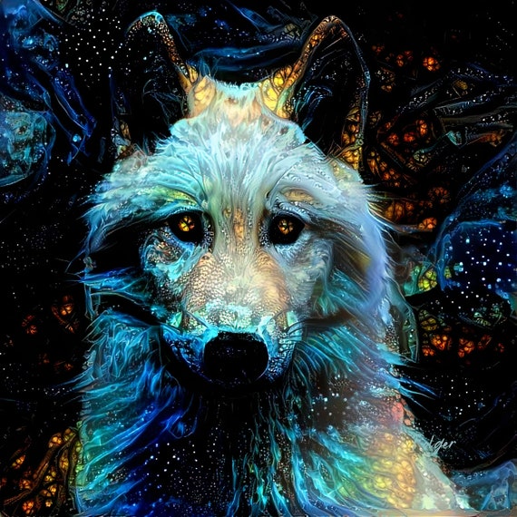 Wolf Art Print Young Wolf Spirit Animal Alpha Wolf Art Gift - Etsy España Wolf Art Print Young Wolf Spirit Animal Alpha Wolf Art Gift - Etsy España