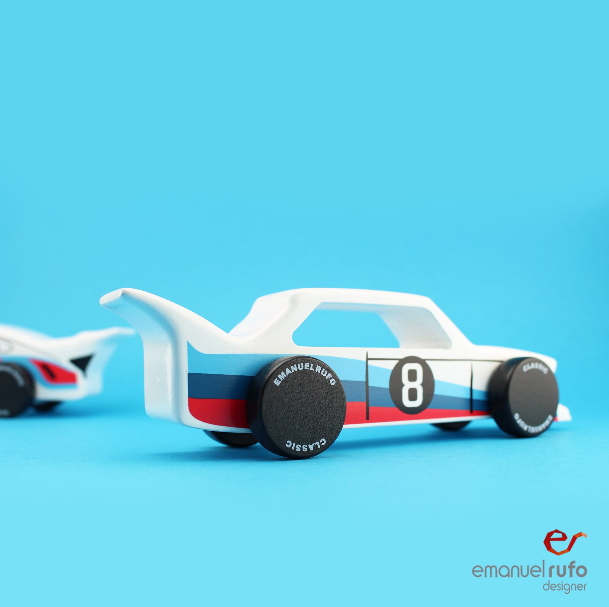 Wooden Toy Sports Car, Toy Car, Emanuel Rufo Classic Car, Wooden Car
