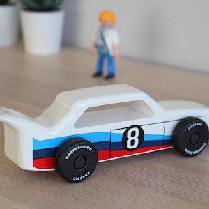 Wooden Car Gift for kids, Wooden Toy Sports Car, Emanuel Rufo Classic Car, CL 25 Toy Car Inspired by a German Sports Car Legend.