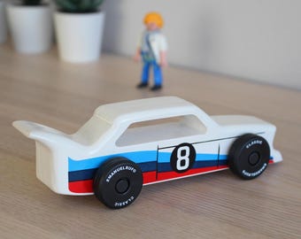 Wooden Car Gift for kids, Wooden Toy Sports Car, Emanuel Rufo Classic Car, CL 25 Toy Car Inspired by a German Sports Car Legend.