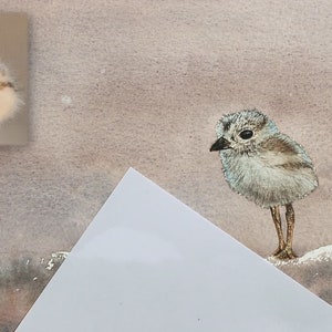 The chick is painted in this photo, but the ground is being worked on so that it is more detailed than at present.