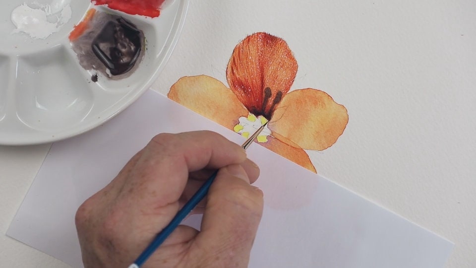 Easy Watercolor Techniques: Painting Japanese Flowers Within 5 Minutes -  Beebly's Watercolor Painting