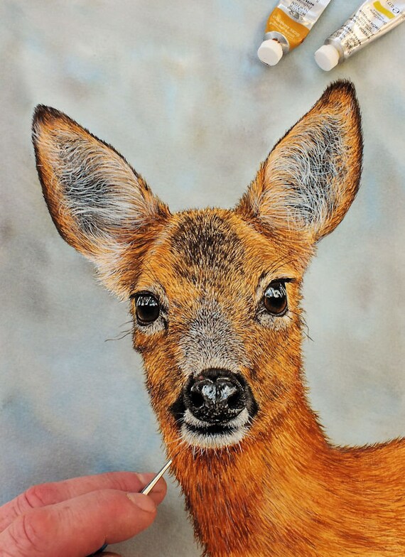 Paint Realistic Animals In Watercolour Learn To Paint Etsy Paint Realistic Animals In Watercolour Learn To Paint Etsy