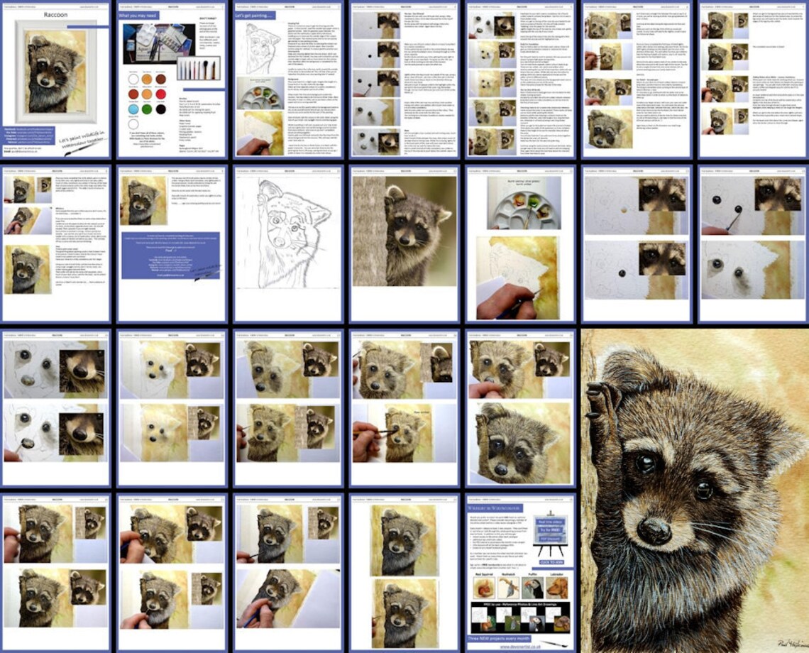 How To Paint Fur In Watercolor Learn To Paint Wildlife In Etsy UK how-to-paint-fur-in-watercolor-learn-to-paint-wildlife-in-etsy-uk