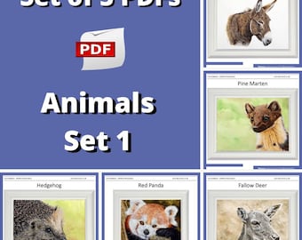 Watercolor Animal Painting Lessons: Realistic Wildlife Illustrations (PDF)