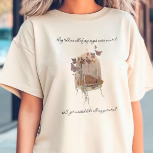 This Is Me Trying Lyric T-Shirt, Taylor Inspired Shirt, Subtle Swift Merch, Emotional Song Quote Shirt, Mental Health Awareness