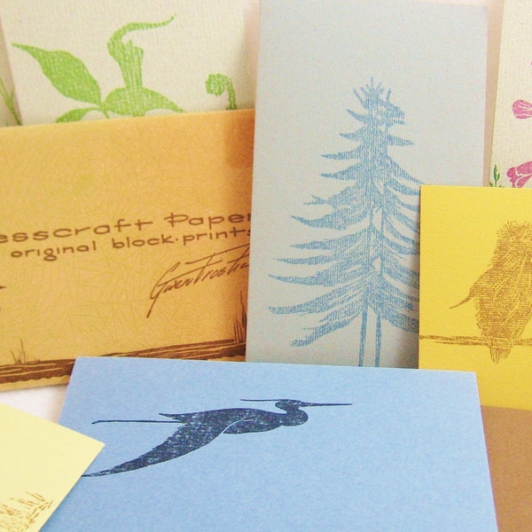 Celebrate Nature - 8 Unused Gwen Frostic Postcards