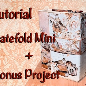 Tutorial n. 50: Álbum desplegable Dear Diary Proyecto adicional Mini Folio imagen 1