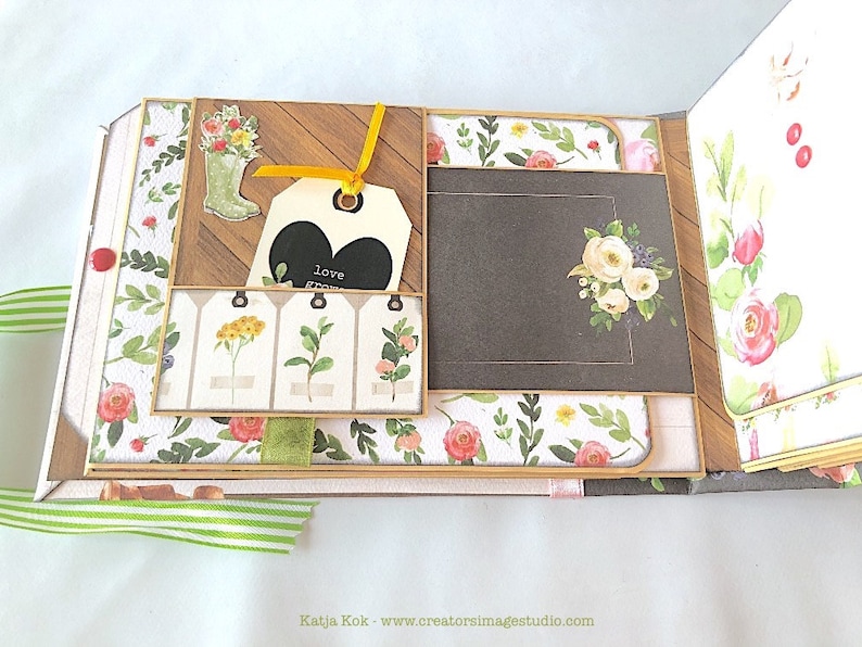 Tutorial 38: Double Take a mini album for 4x6 pictures image 5