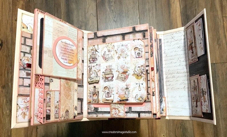 Tutorial 50: Dear Diary Gatefold Album Mini Folio Bonus Project image 3