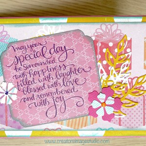 Tutorial 6: Interactive Pocketstyle Card 'Spring Sentiments' afbeelding 10