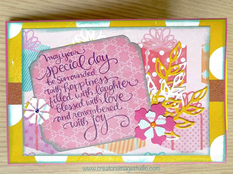 Tutorial 6: Interactive Pocketstyle Card 'Spring Sentiments' afbeelding 10