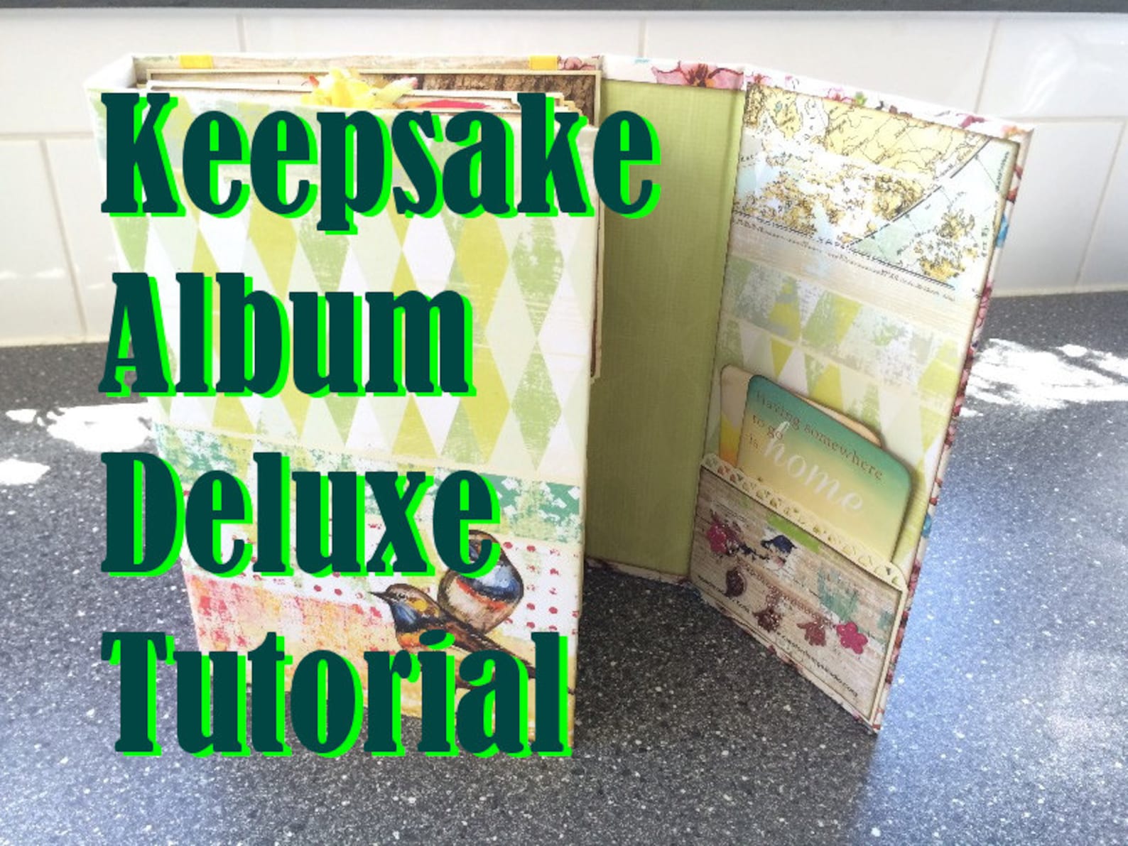 Tutorial 10 Keepsake Album Deluxe 'springtime Dreams' Etsy