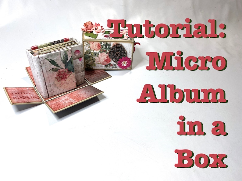 Tutorial 48: Gatefold Micro Album in a Box image 1
