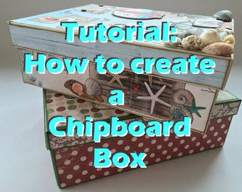 Tutorial #17: Chipboard storage box 'Boxing Days' (+ Bonus Cutting Guides)