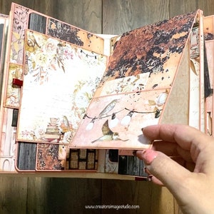 Tutorial 50: Dear Diary Gatefold Album Mini Folio Bonus Project image 4