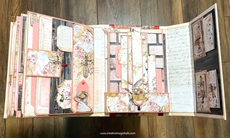 Tutorial 50: Dear Diary Gatefold Album Mini Folio Bonus Project image 7