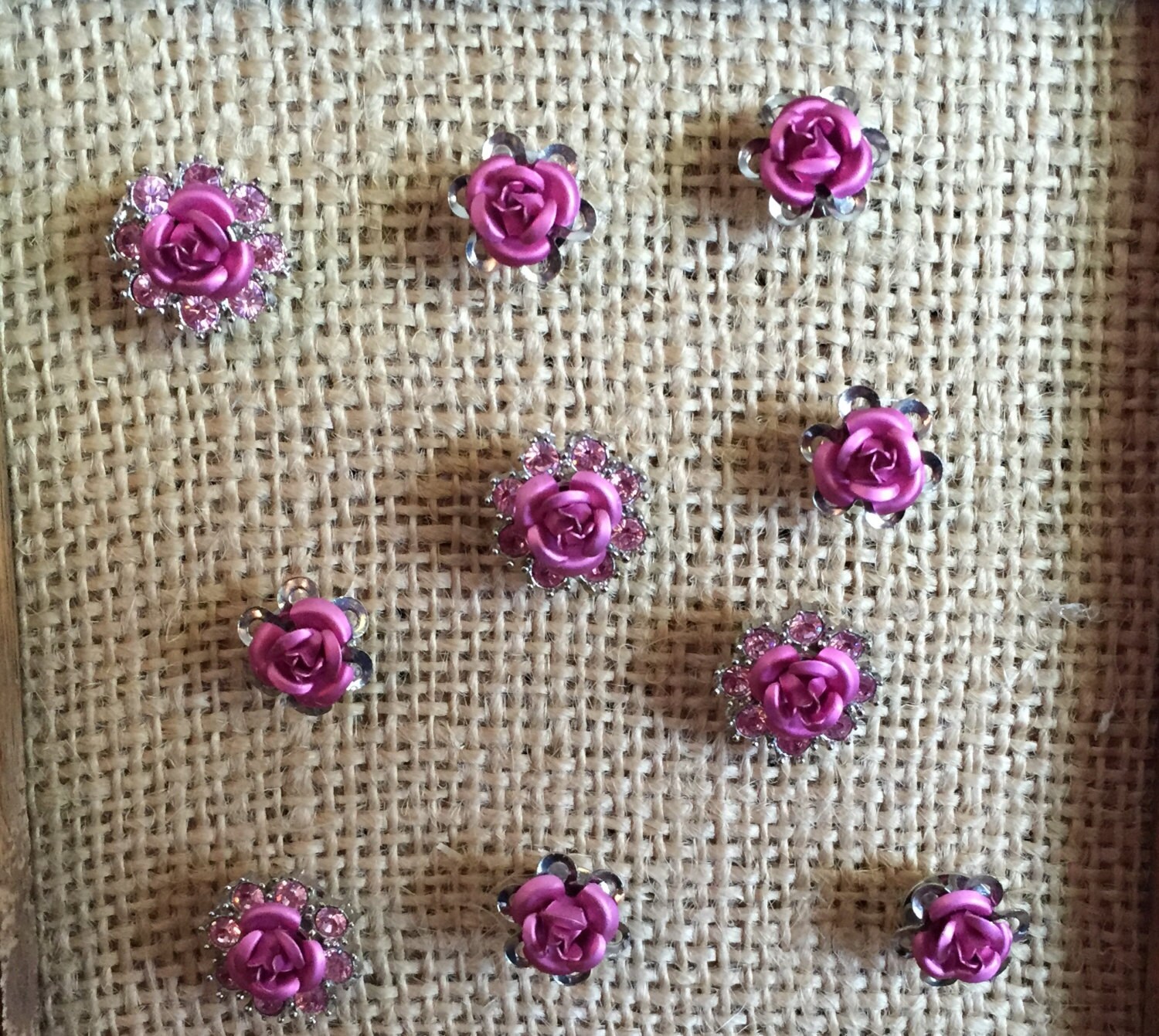 Repurposed Jewelry ThumbTacks/Push Pins/Thumb tacks