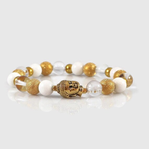 Women's Buddha Bracelet Gold Buddha Bracelet Gift for