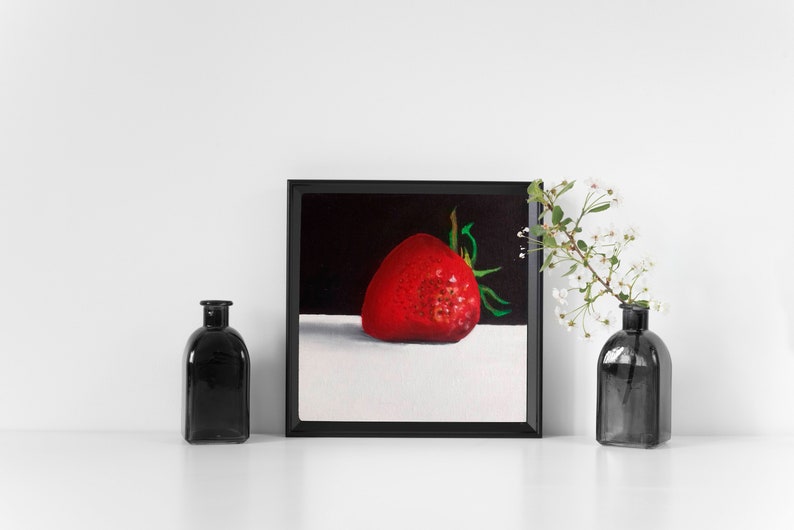 Fruit art Decorative painting Strawberry
