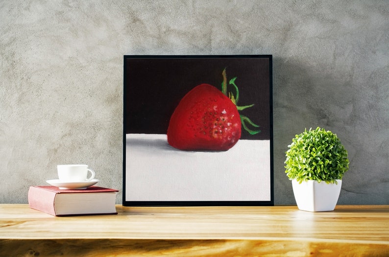 Fruit art Decorative painting Strawberry