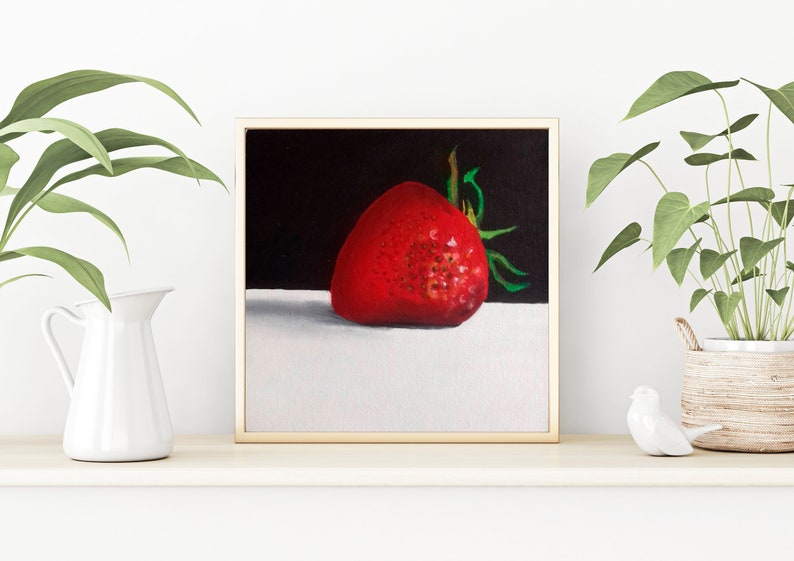 Fruit art Decorative painting Strawberry