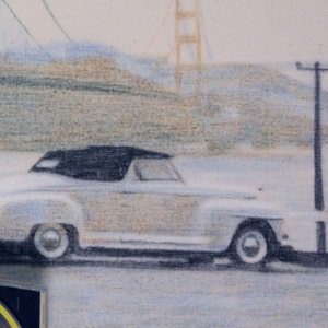 Drawing Of the Golden Gate Bridge from Fort Point, San Francisco. image 3