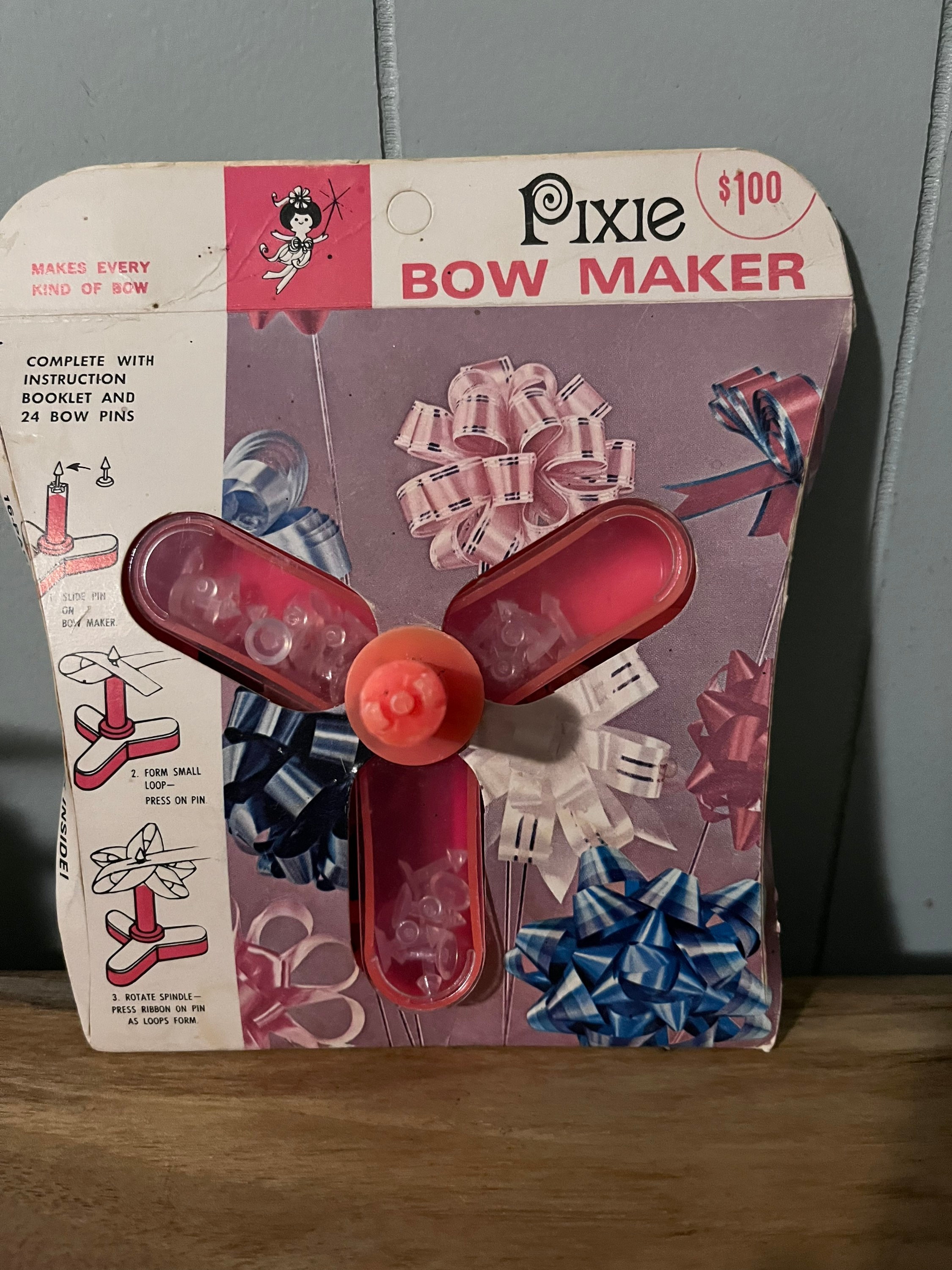 Vintage Pixie Bow Maker Magnif INC Makes Every Kind of Bow 24 Etsy
