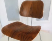 Ray Charles Eames Walnut DCM Chair Herman Miller Mid Century Modern