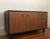 George Nelson Walnut Credenza for Herman Miller mid century modern eames era
