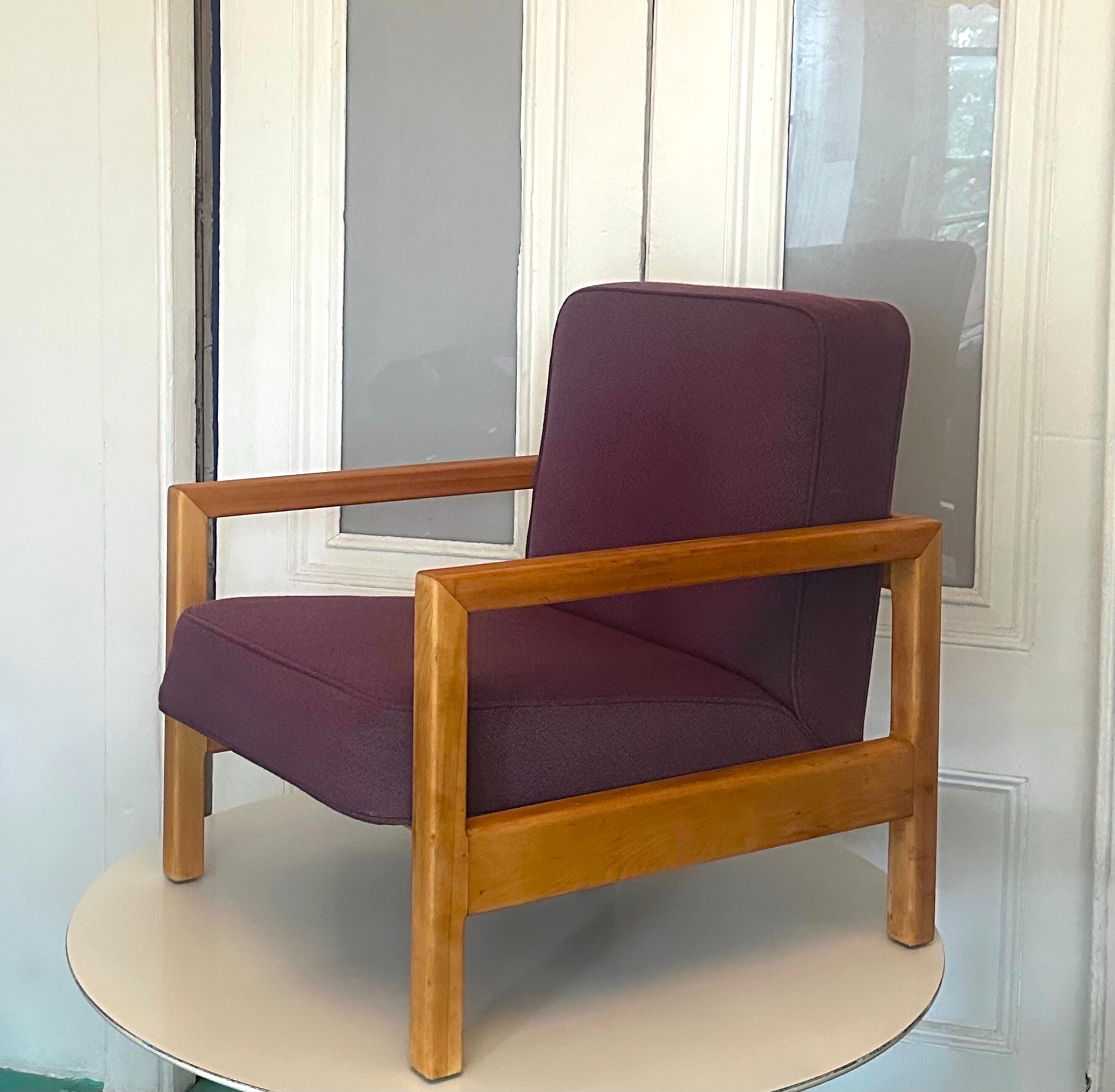 George Nelson　1950　Armchair, model 5069 George Nelson Cube Arm Chair for Herman Miller 1950s Mid