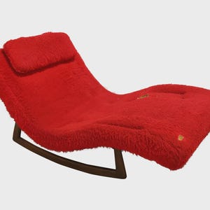 Adrian Pearsall Wave Chaise Lounge Chair Rocker Mid Century Modern eames knoll