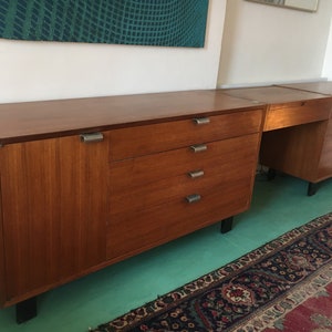 George Nelson 3-Piece Credenza Desk/Vanity Dresser 1950s Herman Miller mid century modern danish eames