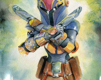 Sabine Wren - Star Wars - 11" x 17" Print