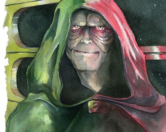 Emperor Palpatine - Darth Sidious - Star Wars - 11" x 17" Print